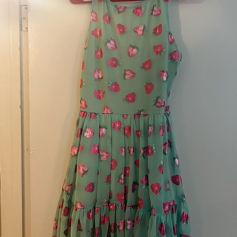 Blackmilk tea party tie back dress in size medium
